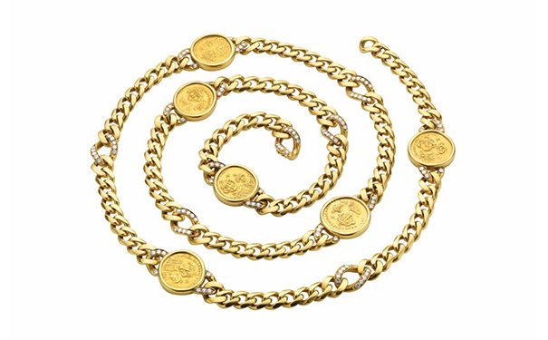 金质项链，by Bulgari，1975年