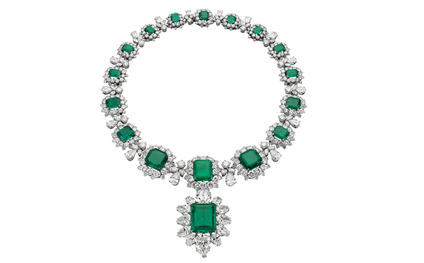 Grazia Neri 白金项链，by Bulgari，1962年
