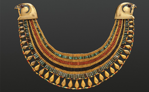 金质项圈，公元前1850–公元前1775年，埃及