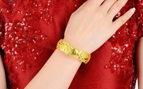 龙凤金手镯