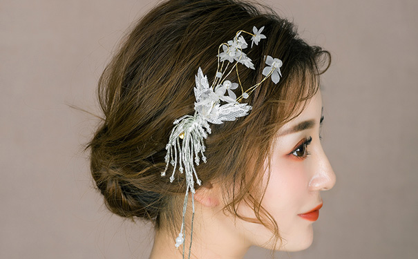 短发新娘发型 短发新娘发型