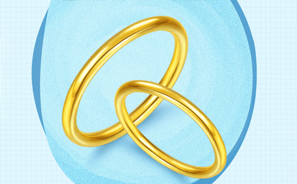 简单的黄金戒指