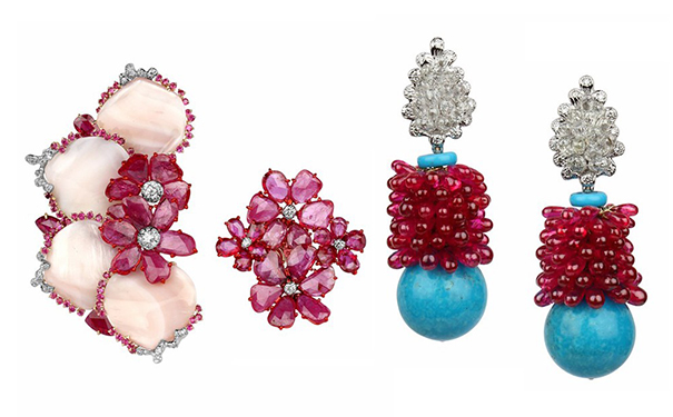 花朵和印度的风格相结合