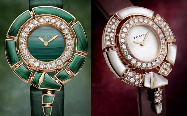 外表盘镶嵌一颗水滴形钻石