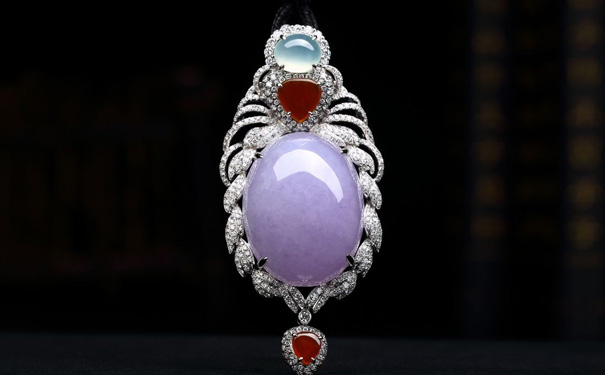 紫色翡翠 紫色翡翠