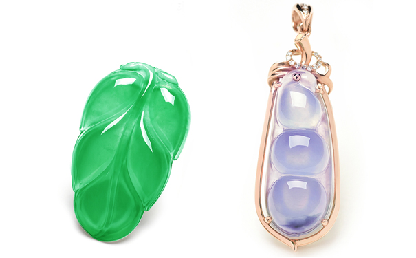 翡翠吊坠翡翠豆