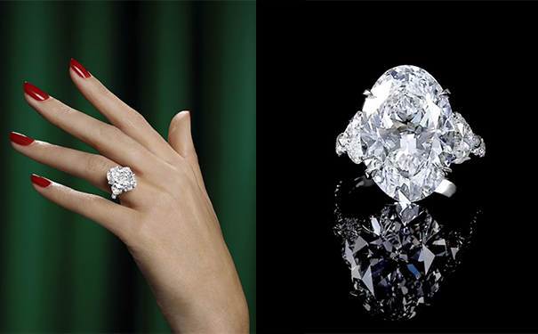 钻石戒指，by Graff