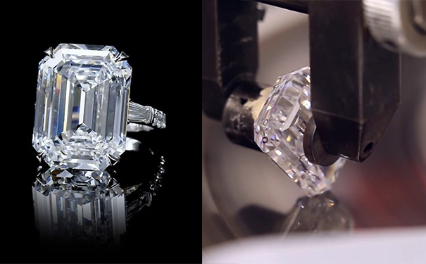 钻石戒指，by Graff