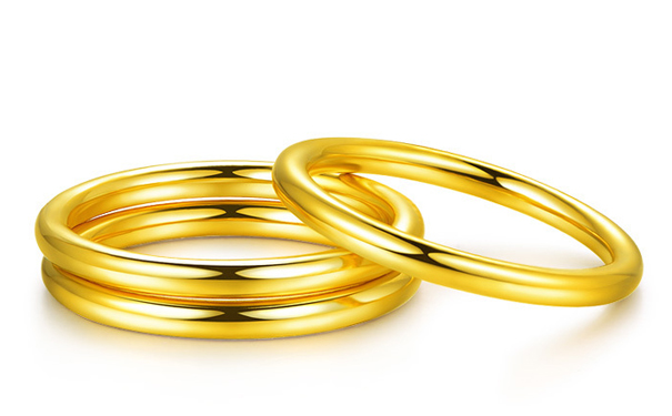 婚戒款式：黄金