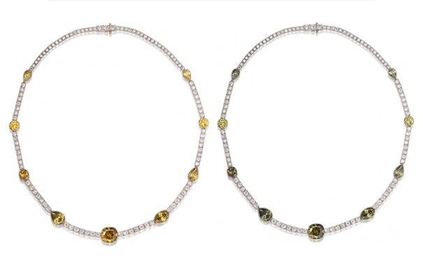 「变色龙」钻石是一种随着温度和光照环境改变而变色的钻石