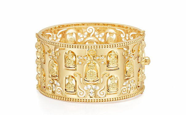 Thousand Buddha 金质手镯