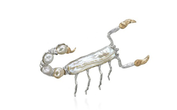 Buccellati 布契拉提 Animalier系列 蝎子胸针