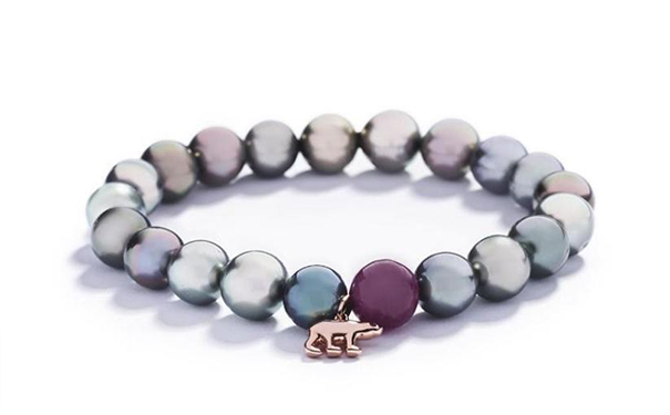 Grønlandske Rubiner 珍珠手链