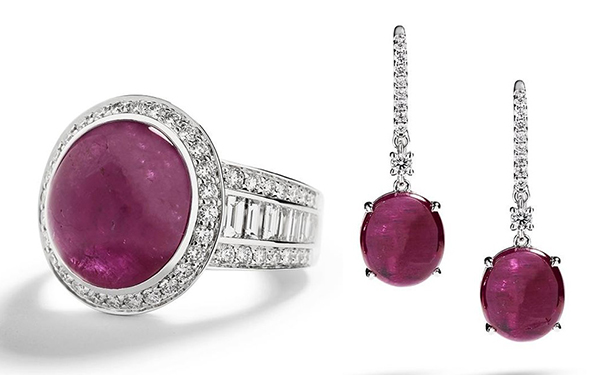 红宝石为主的珠宝系列