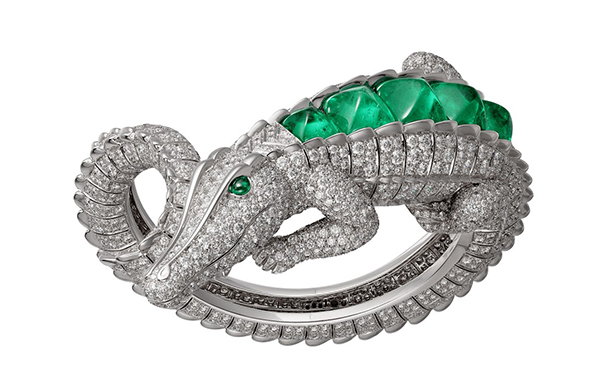 白金手镯，by Cartier 