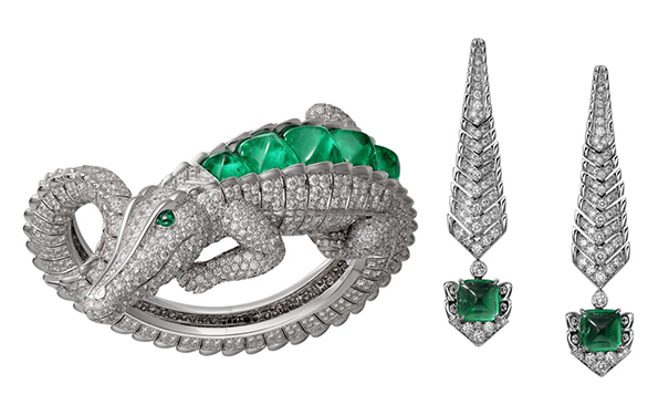Cartier 刚刚推出一组以「鳄鱼」为主题的新高级珠宝