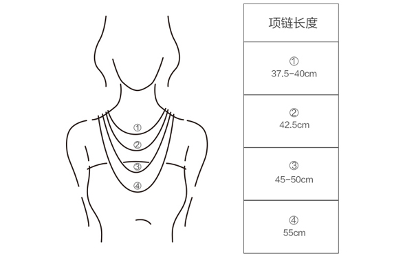 黄金项链长度