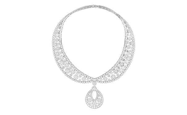Snowflake Claudine 铂金项圈