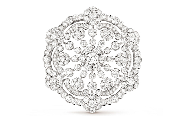 Snowflake 铂金项链