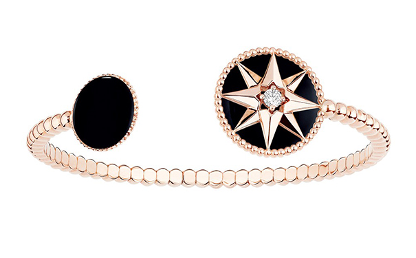 Rose des vents 玫瑰金手镯，by Dior