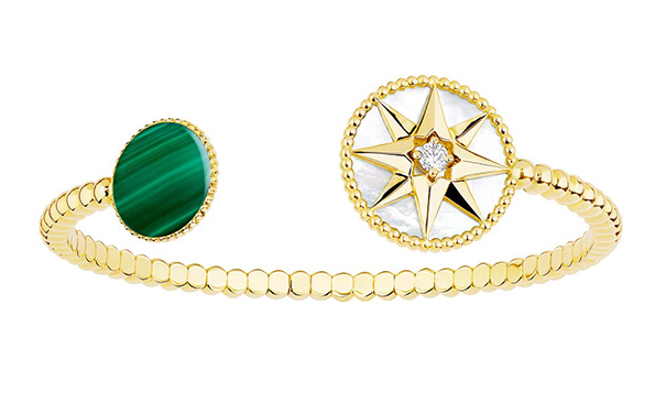 Rose des vents 金质手镯，by Dior