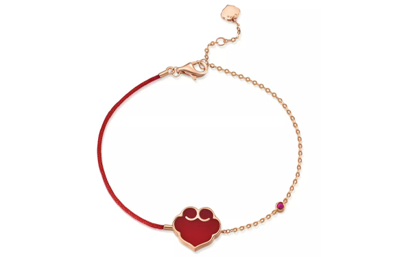 故宫宫廷文化 x ENZO/如意镶红玛瑙手链