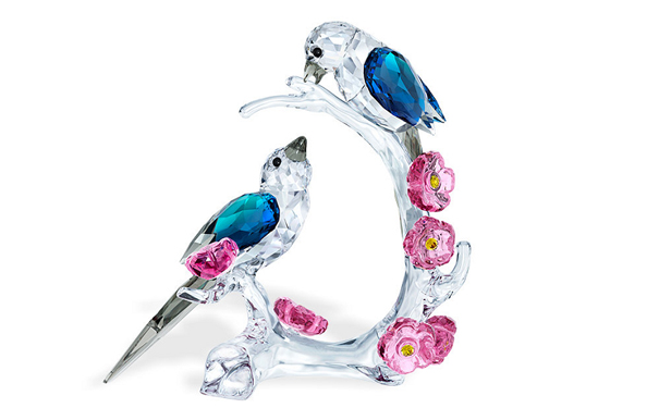 施华洛世奇-喜鹊水晶摆件