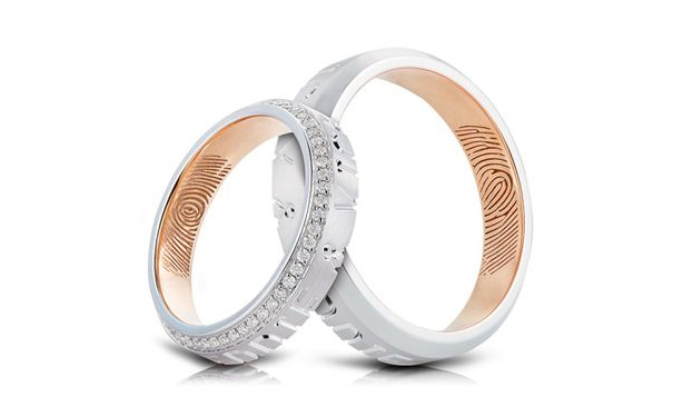 结婚定制的指纹戒指怎么样