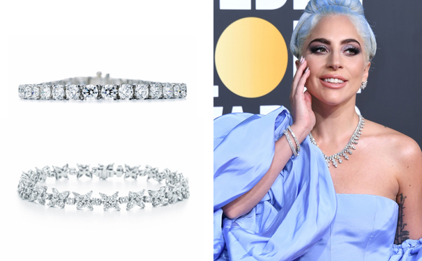 Tiffany 设计的一组耳钉和手链