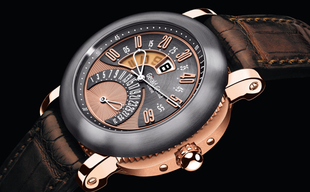 Gérald Genta Arena Bi-Retro 双逆跳腕表