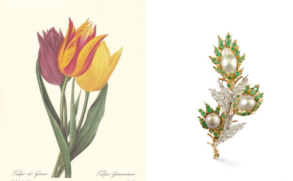 推荐一：Buccelatti 布契拉提 Unica系列 郁金香胸针