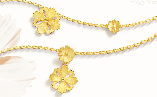 项链选择彩金的好，还是黄金的好？