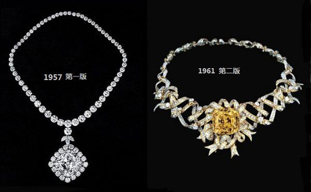 奥斯卡影后提名者Lady Gaga的128ct黄钻项链