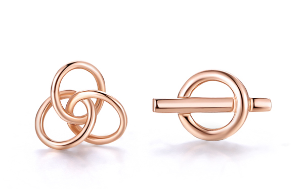 彩金耳环的价格