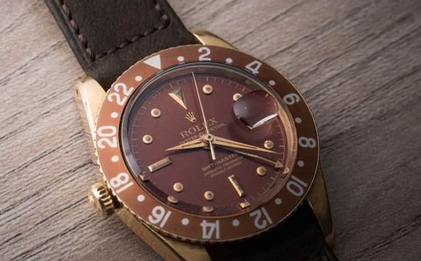 劳力士格林尼治型Ref.6542左撇子黄金古董腕表 劳力士格林尼治型Ref.6542左撇子黄金古董腕表