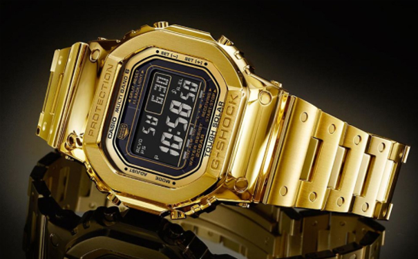 Casio 推出35周年纪念版纯金表壳 G-Shock 电子表
