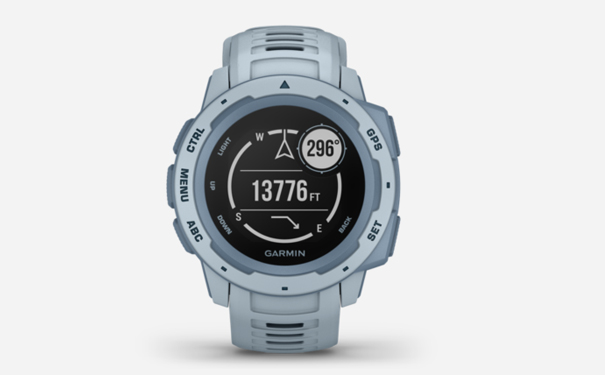Garmin Instinct湖滨蓝