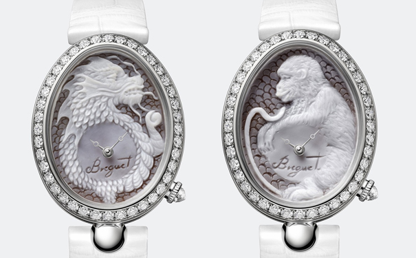 腕表搭配白色鳄鱼皮表带，官价72000美元