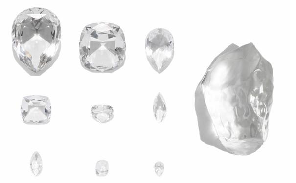 库里南钻石切割后