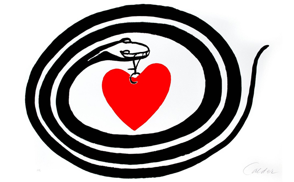 《心之月》，Alexander Calder，1972年