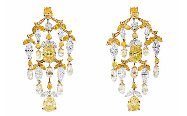 白金耳坠，by David Morris