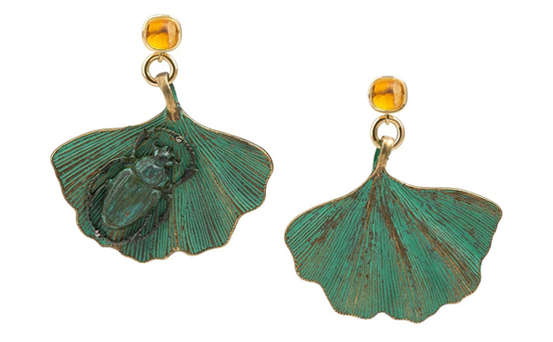 In the Greenhouse 金质耳坠，by Tessa Packard