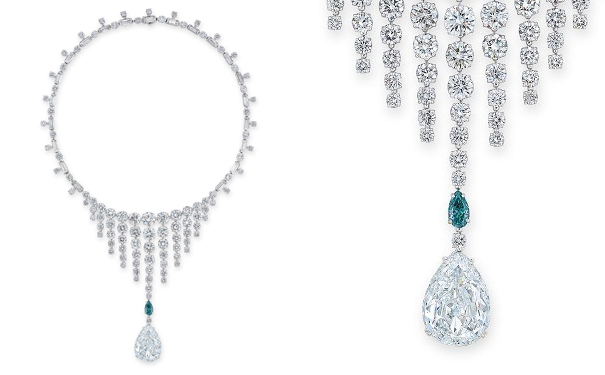 『Lot 2055』钻石挂坠项链，by Bulgari