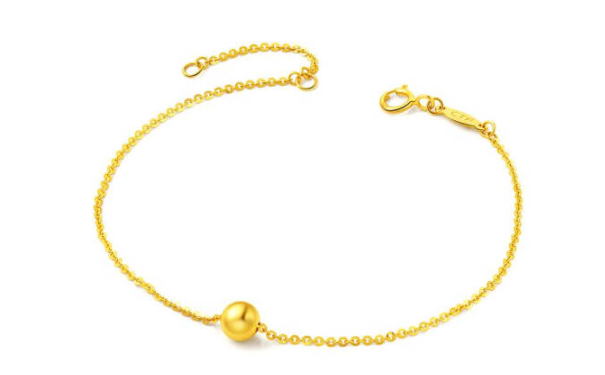 周大福精致时尚22K金手链